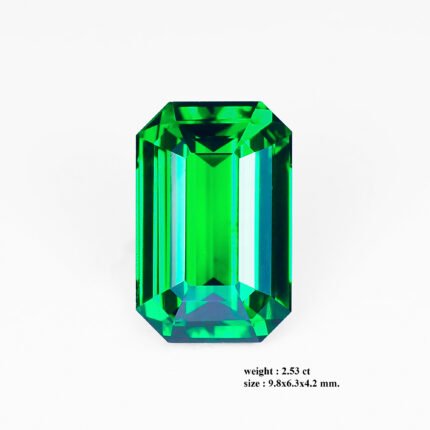 2.53 ct "Electric Green"_Tsavorite_Perfect Octagonal