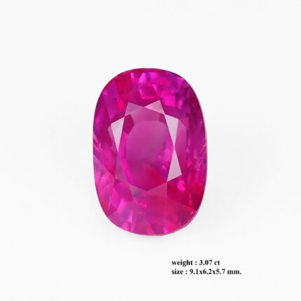 3.07 ct "Hot Pink"_Unheated Burma Pink Sapphire