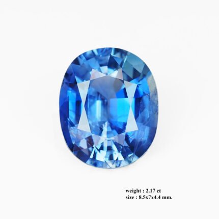 2.17 ct "Mogok Blue Marvel"_Unheated Mogok Blue Sapphire_ Brilliant Oval