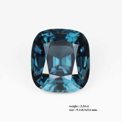 3.34 ct "Cerulean Teal"_Unheated Tanzania Blue Spinel