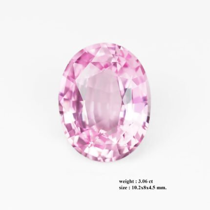 3.06 ct "Rosy Pink"_Unheated Mogok Sapphire
