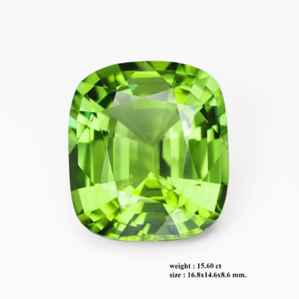 15.60 ct Natural Mogok Peridot_"Apple Green"
