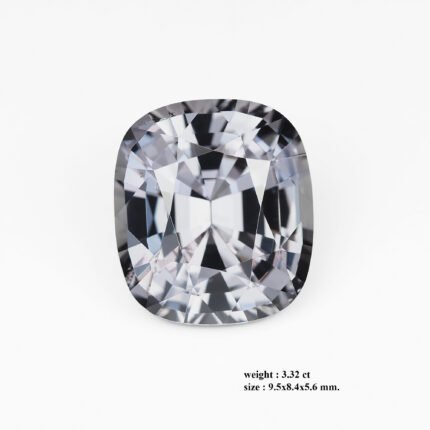 3.32 ct "Lunar Gray"_Unheated Burma Spinel