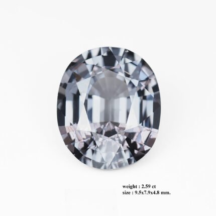 2.59 ct "Icy Lavender Gray"_Unheated Burma Spinel