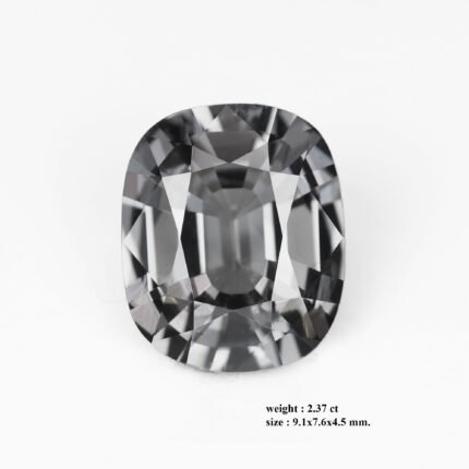 2.37 ct "Silver Gray"_Unheated Burma Spinel