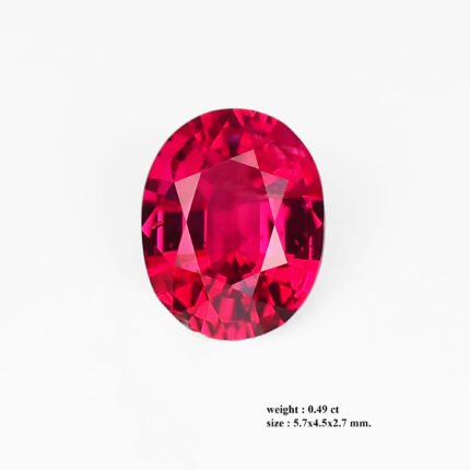 0.49 ct "Velvet Fire"_Natural Burma Spinel