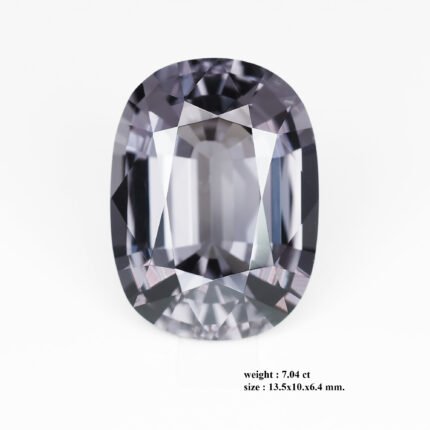 7.04 ct "Dove Grey"_Unheated Burma Spinel
