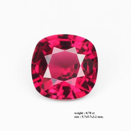 0.78 ct "Crimson Velvet"_Burma Natural Spinel