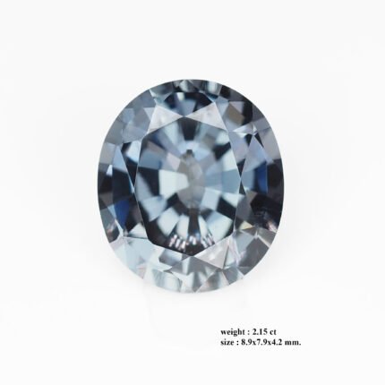 2.15 ct "Steel Blue"_Unheated Burma Spinel