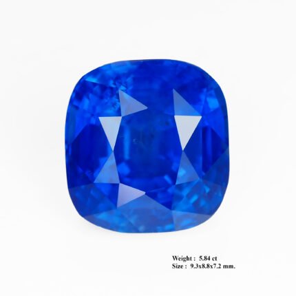 5.84 ct "Royal Blue"_Unheated Sri Lanka Sapphire