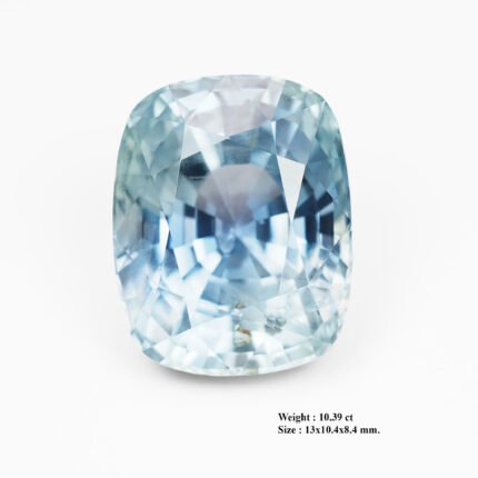 10.39 ct "Ice Blue"_Unheated Mogok Sapphire