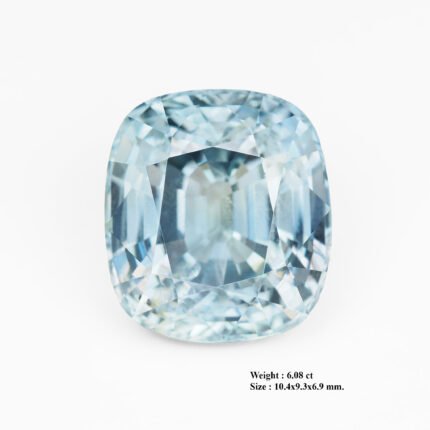 6.08 ct "Mist-Blue Quiet"_Unheated Mogok Sapphire