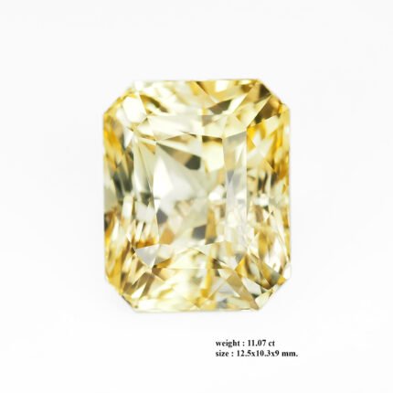11.07 Ct "Ceylon Sunfire"_Unheated Sri Lanka Sapphire