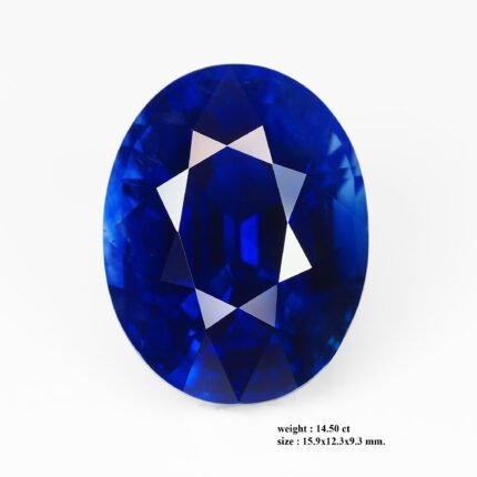 14.50 ct "Masterpiece of Nature"_Unheated Madagascar Royal Blue Sapphire