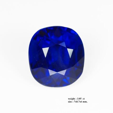 3.05 ct "Royal Blue"_Unheated Sri Lanka Sapphire