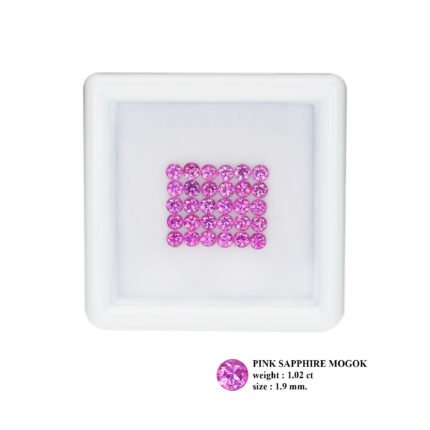 1.02 ct "1.9 mm Pink"_Natural Burma Pink Sapphire