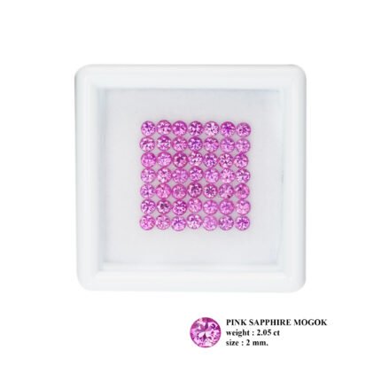 2.05 ct "2 mm Mogok Rose Glow"_Natural Burma Pink Sapphire