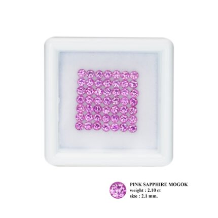 2.10 ct "2.1 mm Cherry Pink"_Natural Burma Sapphire