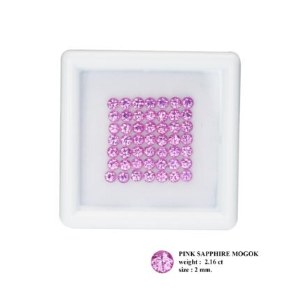 2.16 ct "2 mm Cherry Pink"_Natural Burma Sapphire