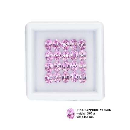 5.07 ct  "Cotton Pink"_Unheated Burma Sapphire