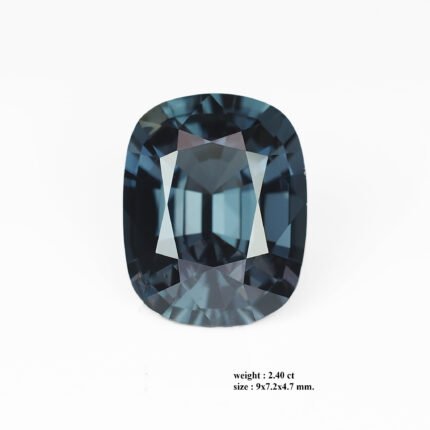 2.40 ct 'Steel Gray'_Unheated Burma Spinel