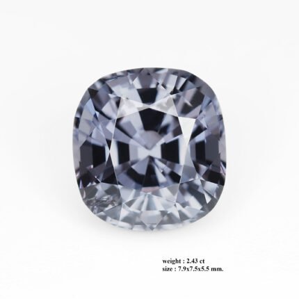 2.43 ct "Graphite Gray"_Unheated Burma Spinel