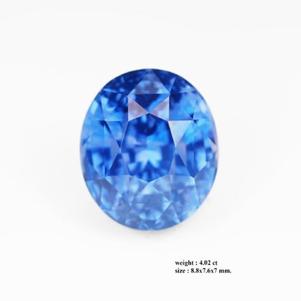 4.02 ct "Vibrant Cornflower"_Unheated Sri Lanka Sapphire