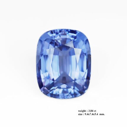 3.84 ct "Cornflower  Blue"_Unheated Sri Lanka Sapphire