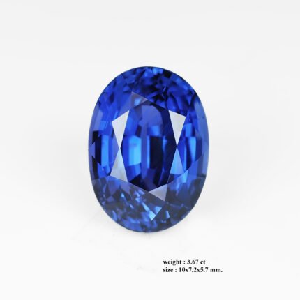 3.67 ct "Royal Blue"_Unheated Sri Lanka Sapphire