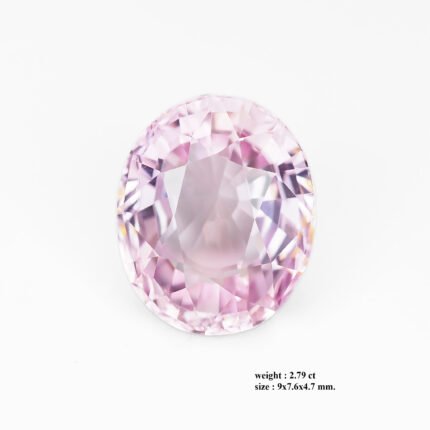 2.79 ct "Blush Rose"_Unheated Sri Lanka Pink Sapphire