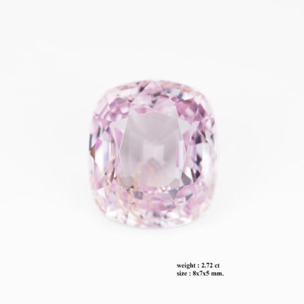 2.72 ct "Pink Diamond Glow"_Unheated Sri Lanka Pink Sapphire