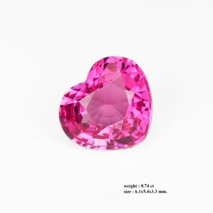 0.74 ct "Neon Rose"_Unheated Burma Spinel